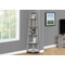 Monarch Specialties Bookshelf, Bookcase, Etagere, Corner, 5 Tier, 72 in.H, Office, Bedroom, Grey Laminate, Contemporary I 2433 - alternate 4